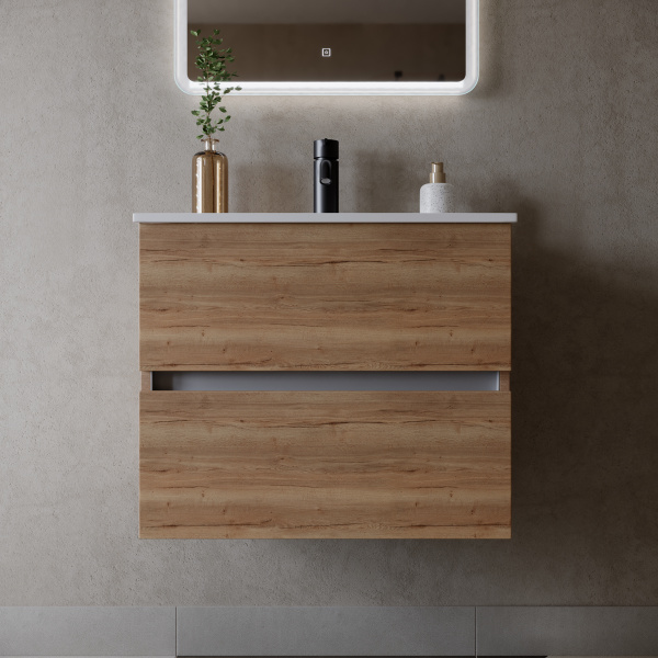 Тумба под раковину Sancos  Urban UR80EG дуб галифакс натуральный